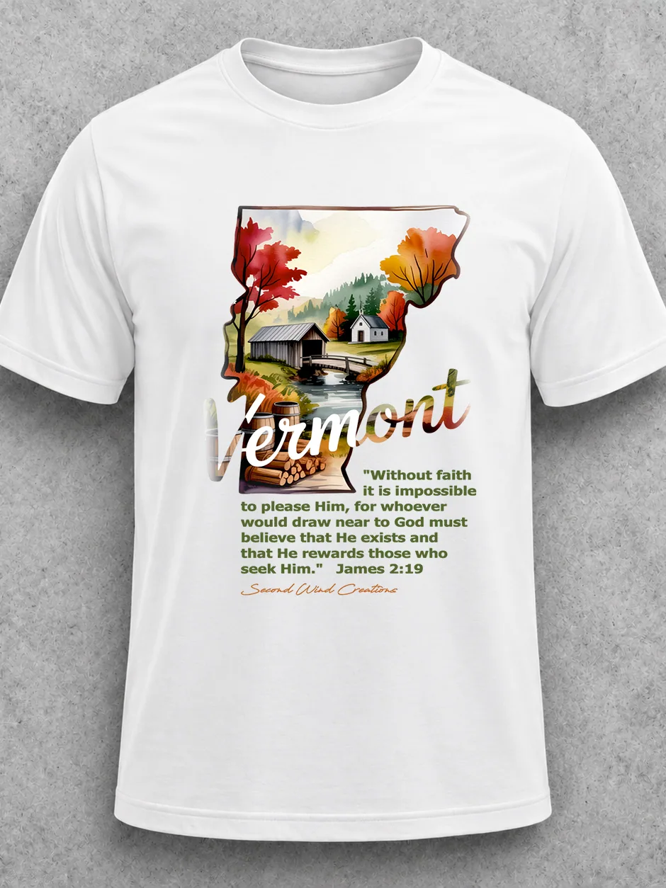 A Second Wind t-shirt carrying a scripture message